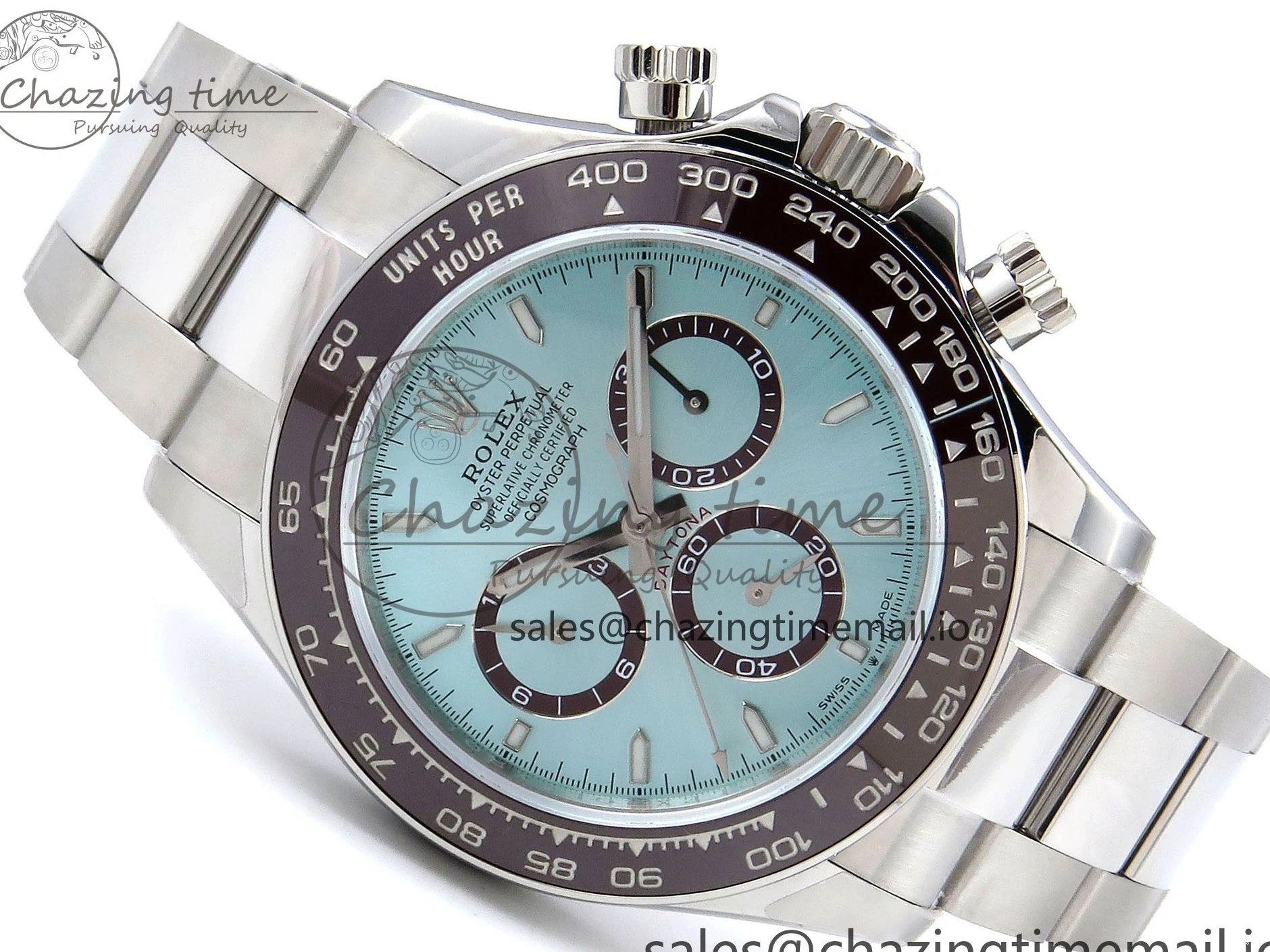 MiroTime 0303 Daytona 126506 QF 1:1 Best Edition Ice Blue Dial Lume Marker on SS YG Braclet SH4131 V TopPick 1272